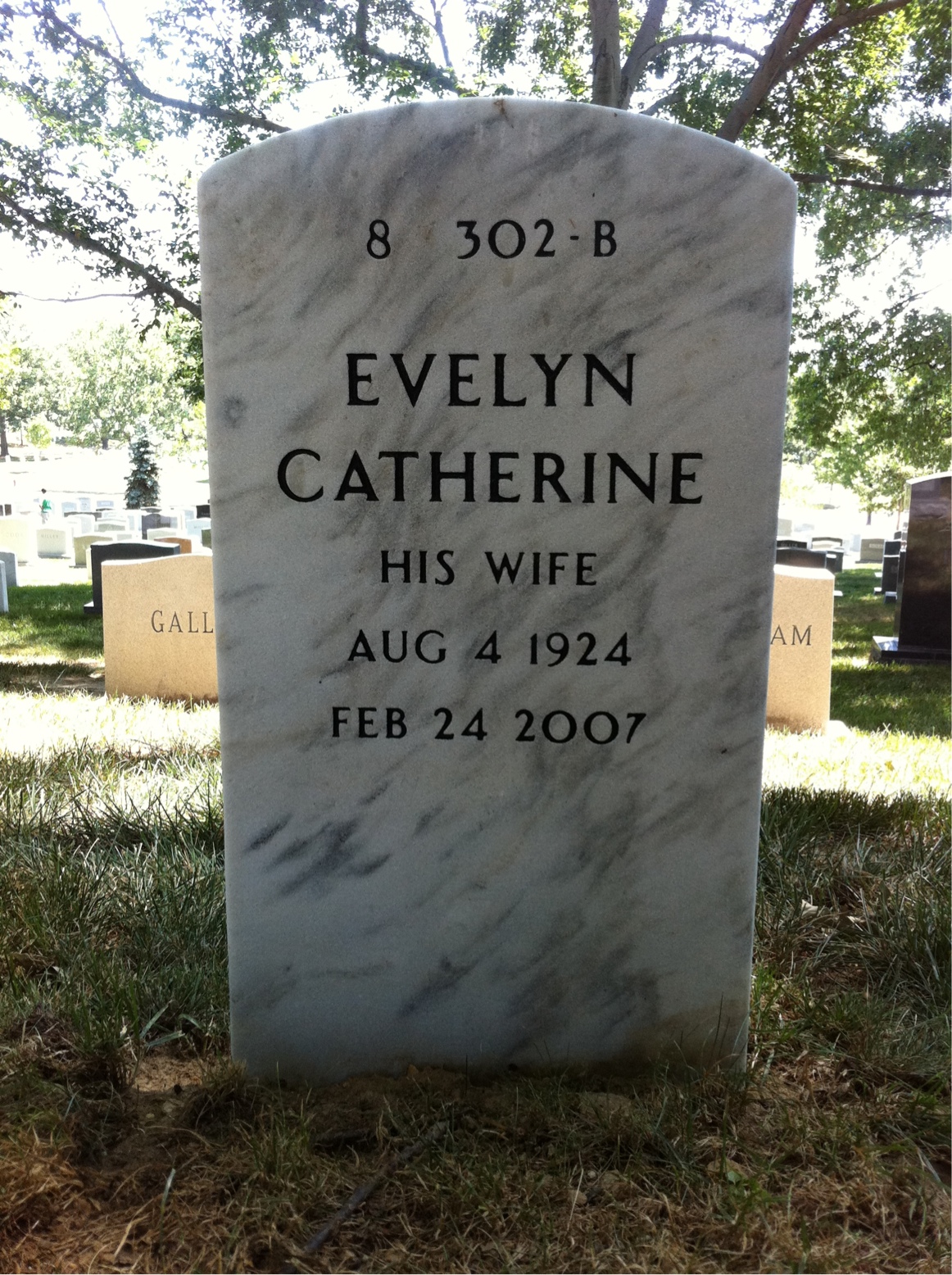 Back of headstone — Charles Deuchar