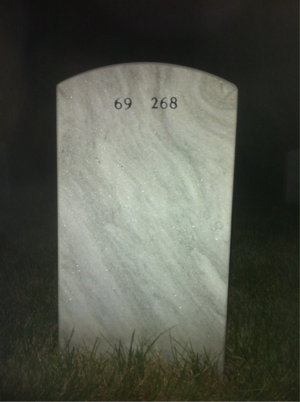 Back of headstone — Leonard Dancheck