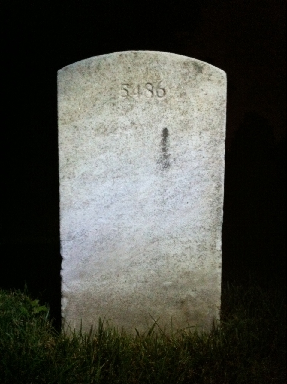 Back of headstone — Walter Murphy