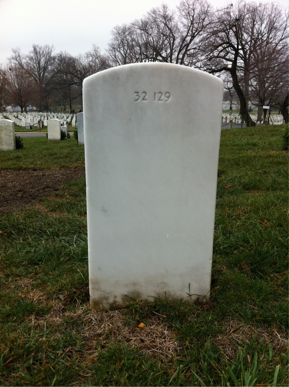 Back of headstone — James Cundiff