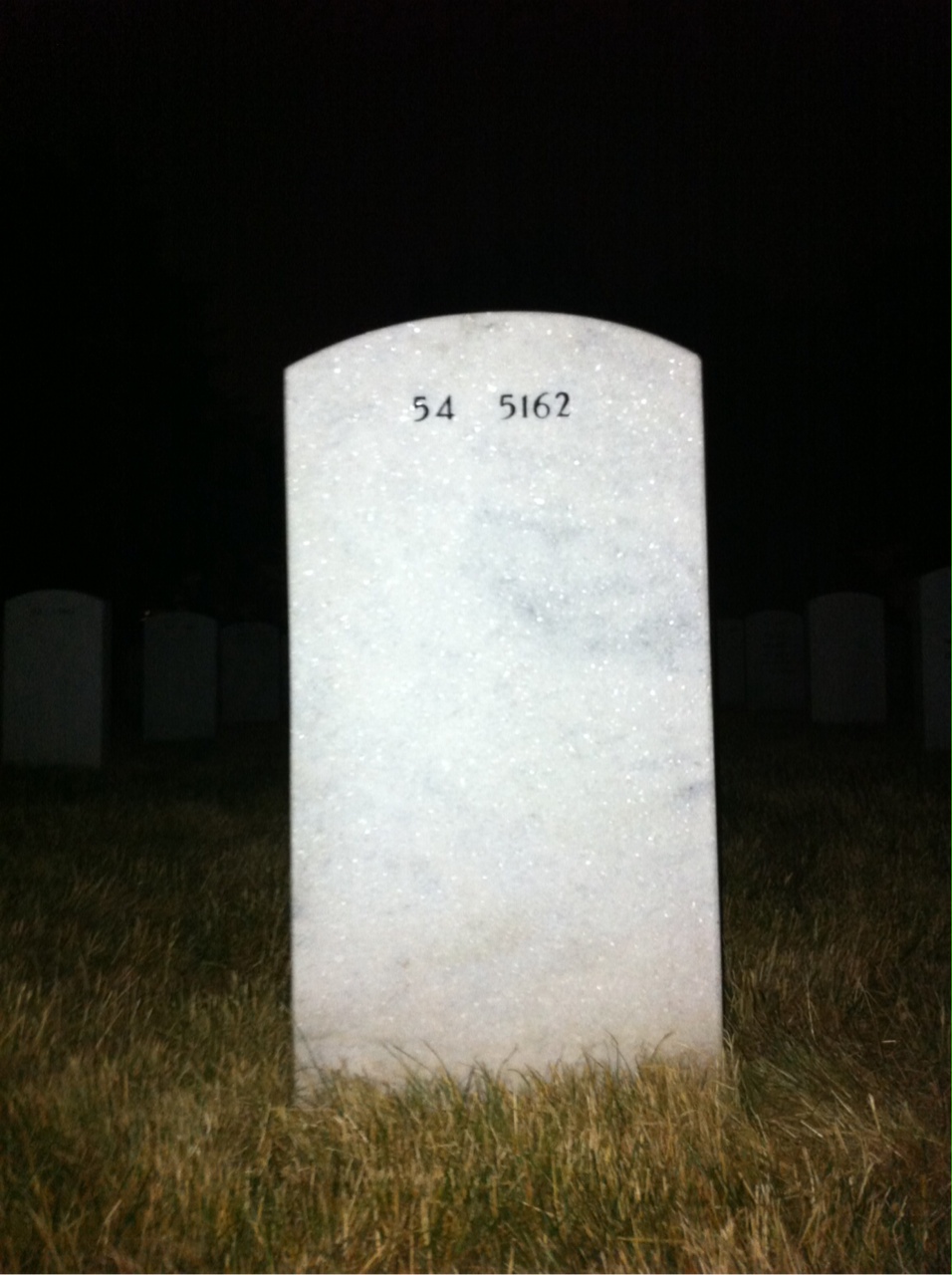 Back of headstone — James Craig
