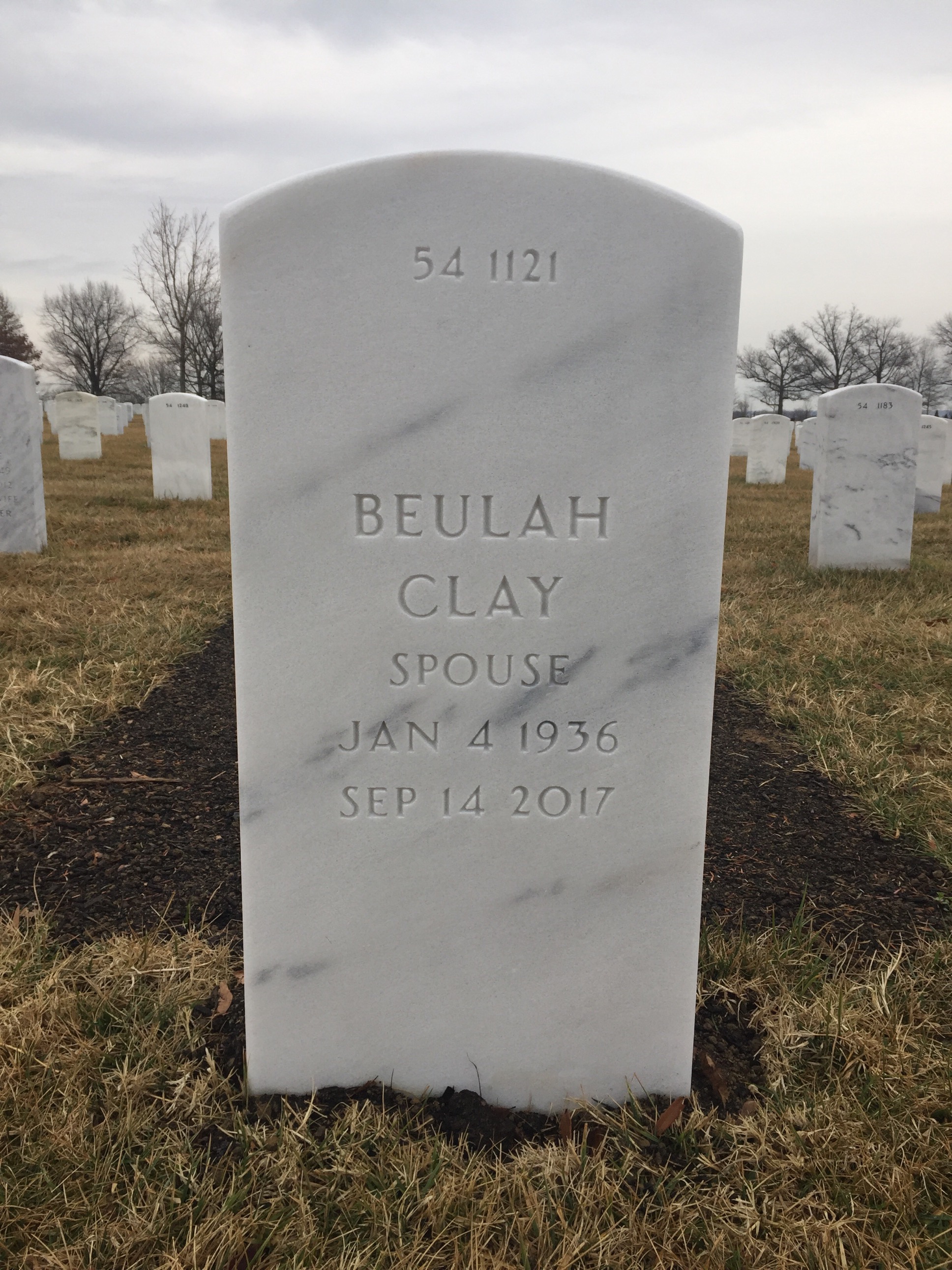 Back of headstone — Troy Williams