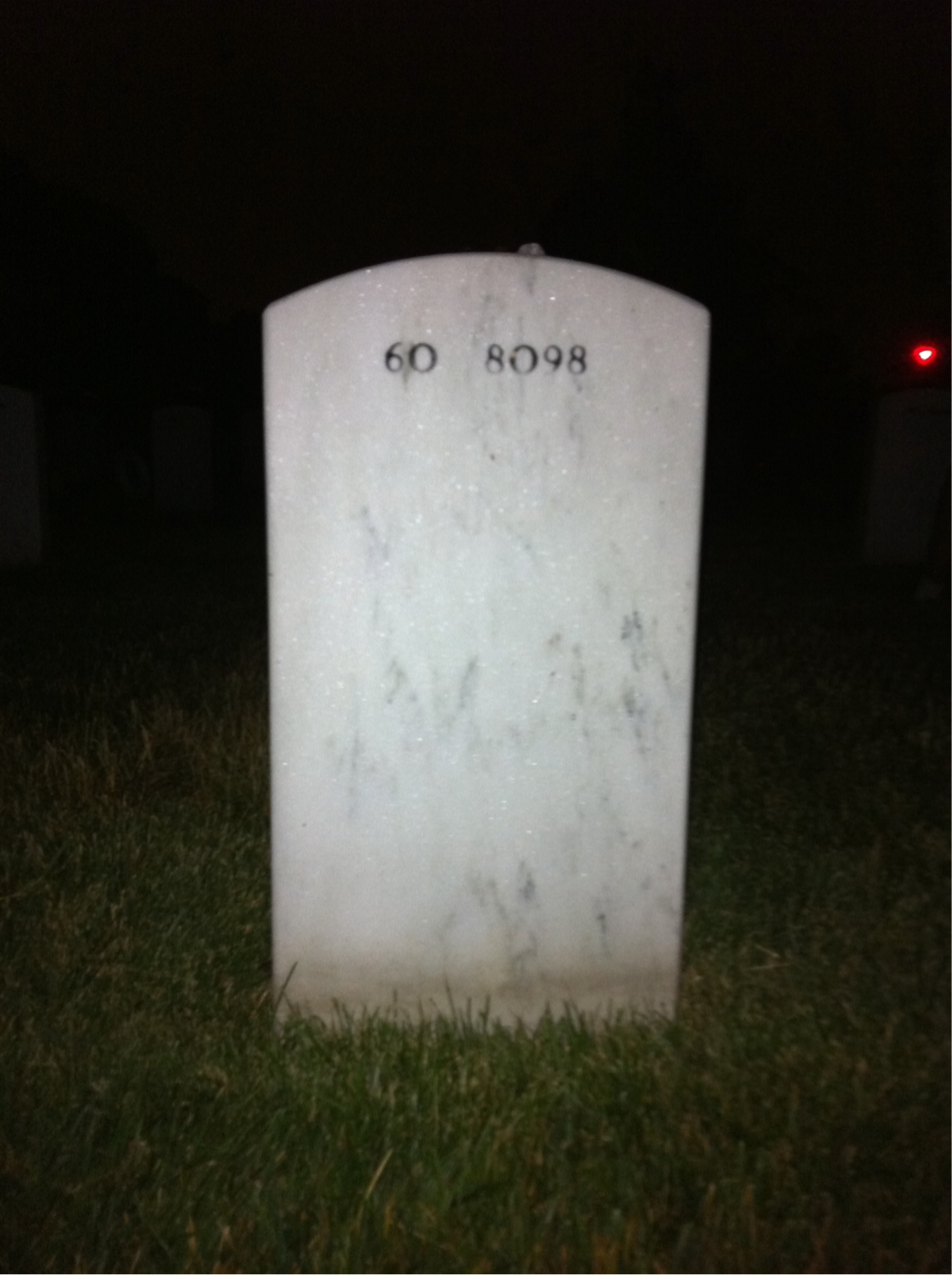 Back of headstone — Richard Clifton