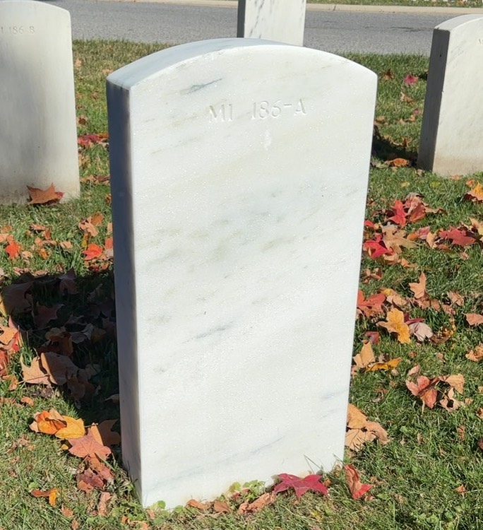 Back of headstone — James Edward Sullivan