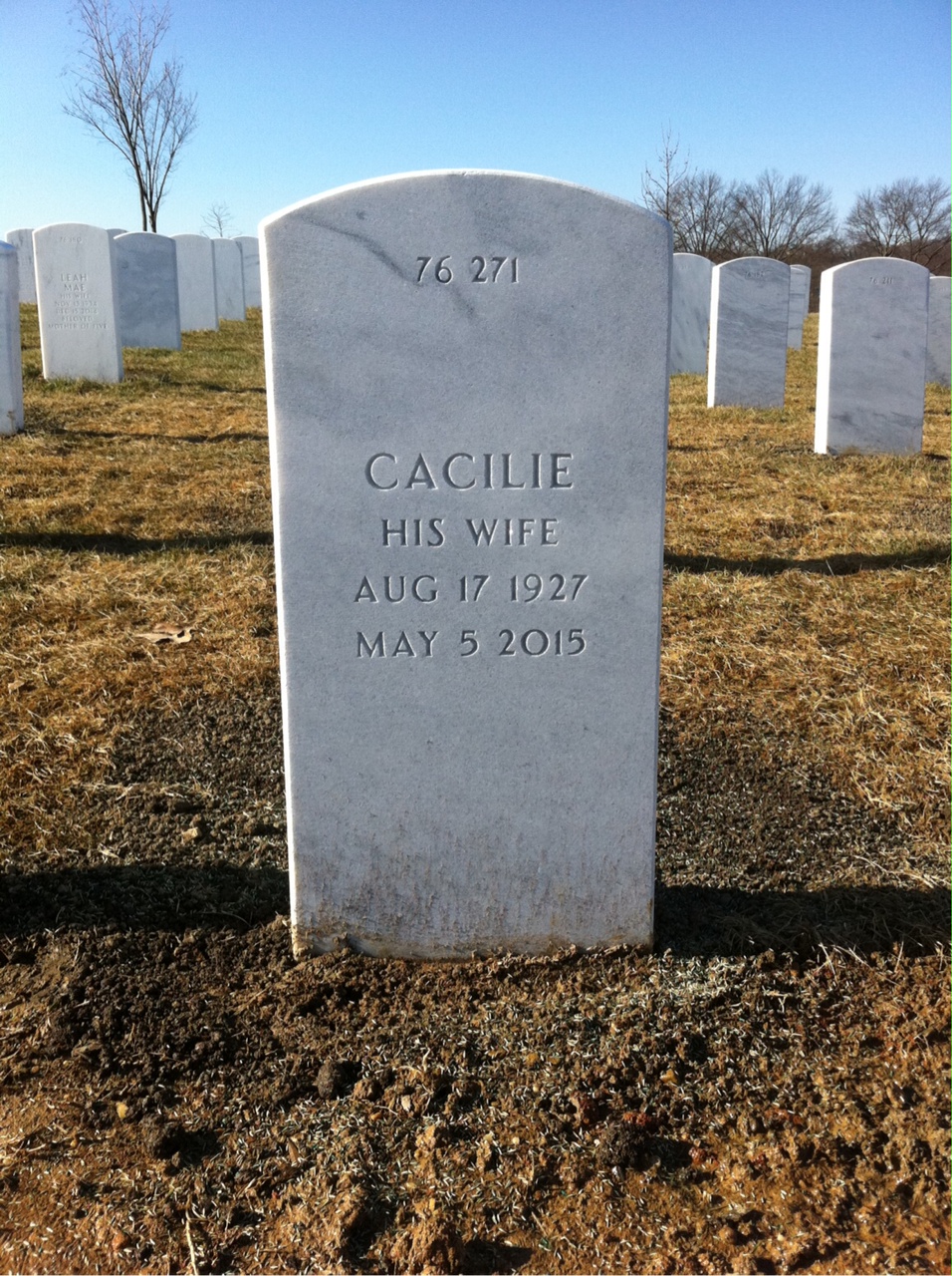 Back of headstone — Rudy Mendez