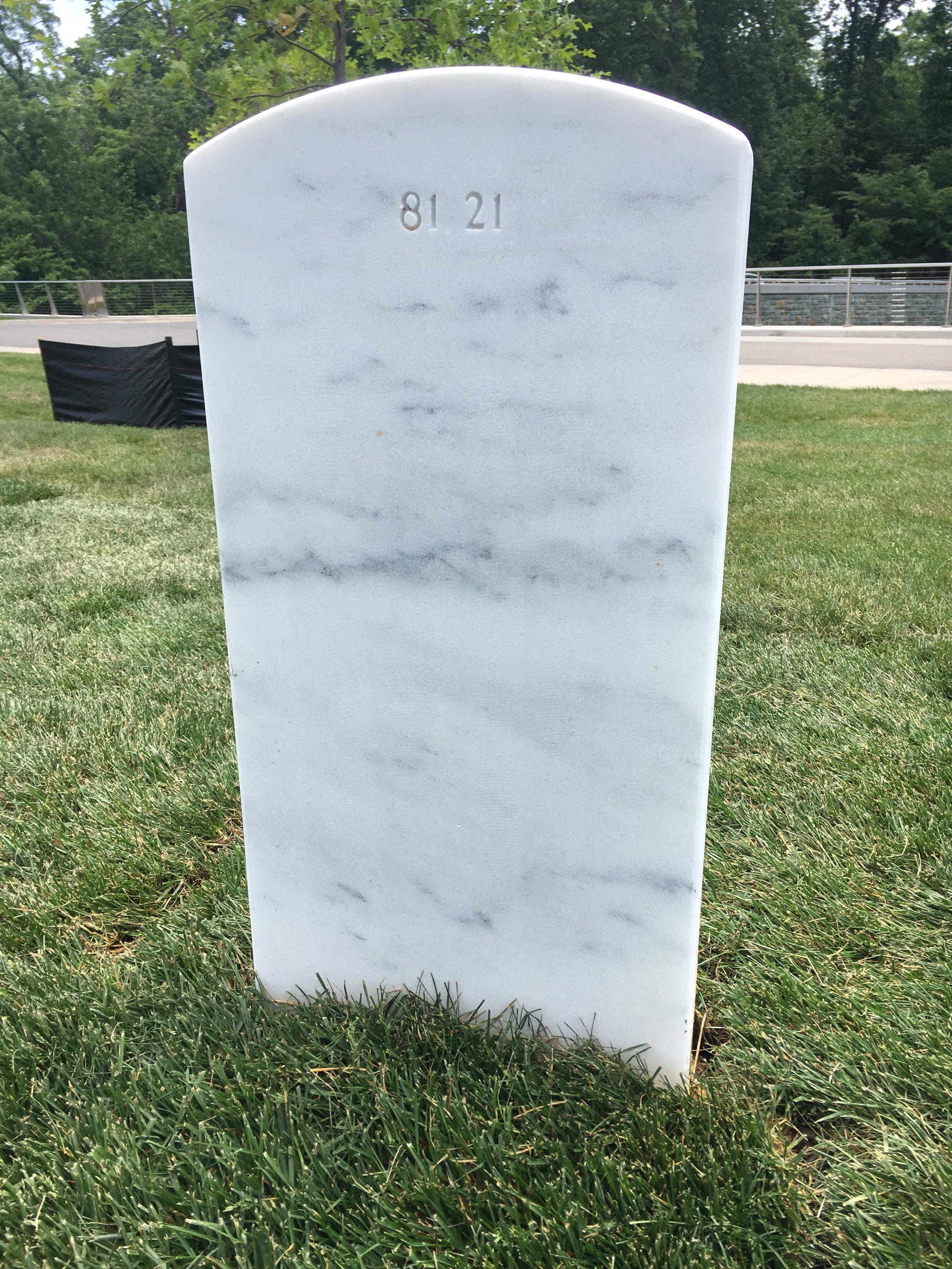 Back of headstone — Scott Andrew Stearney