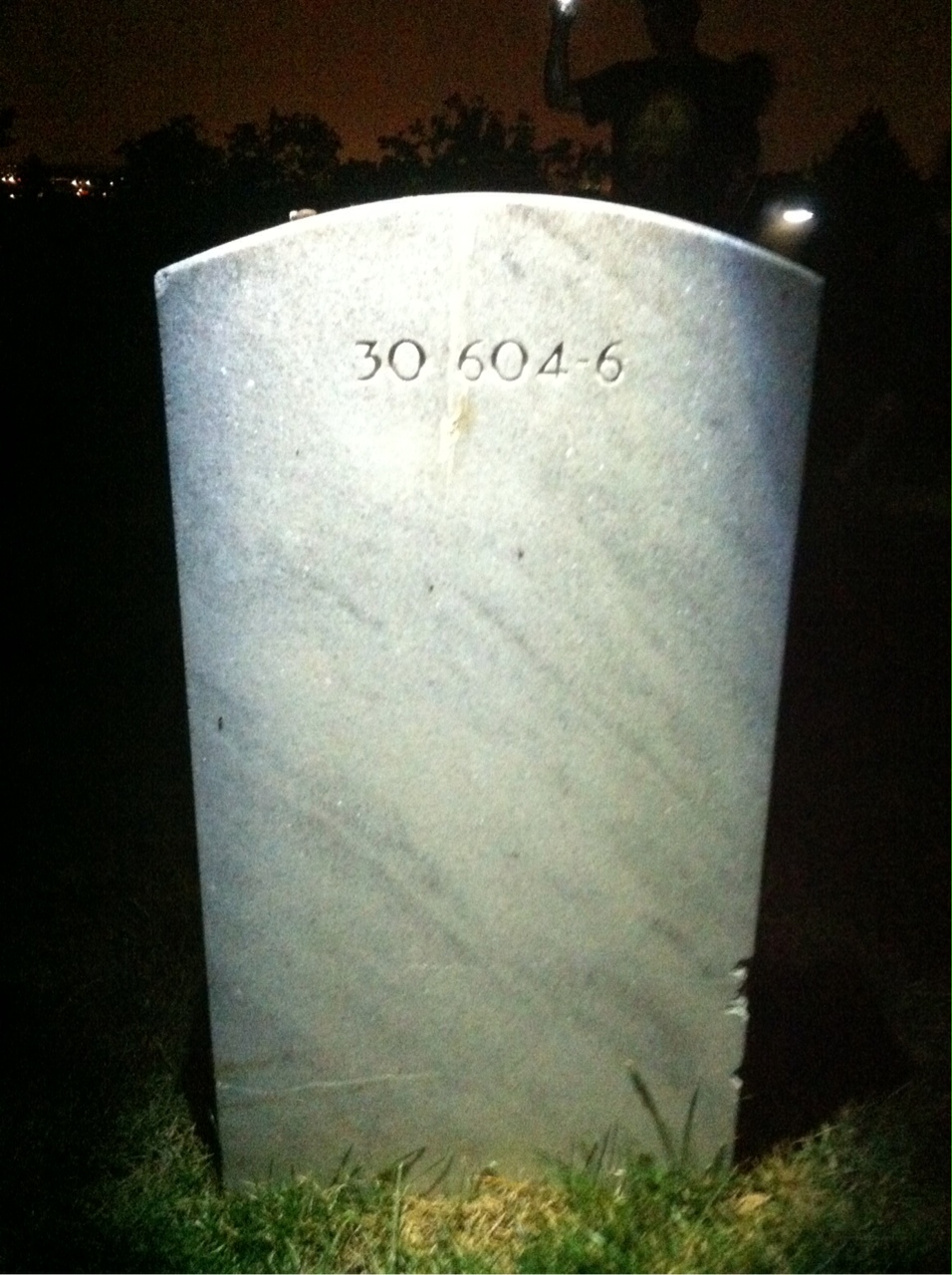 Back of headstone — Robert Muhlbach