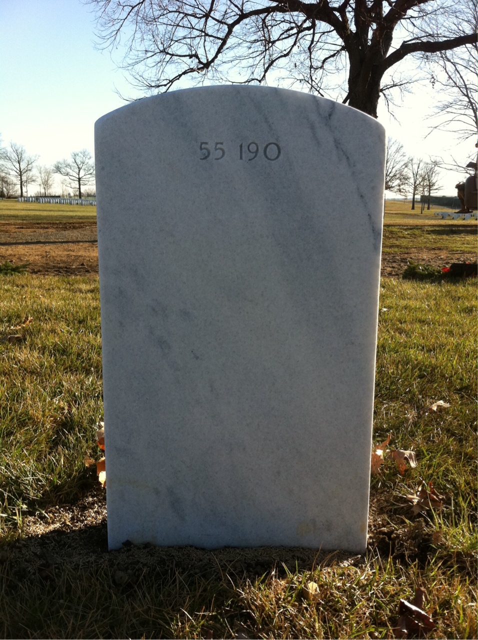 Back of headstone — Katherine Lockwood