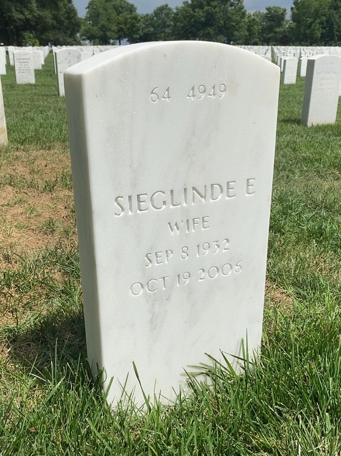 Back of headstone — John Reed