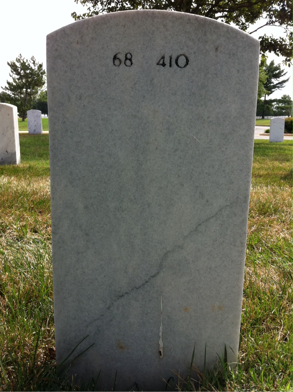Back of headstone — Lissa Kohler