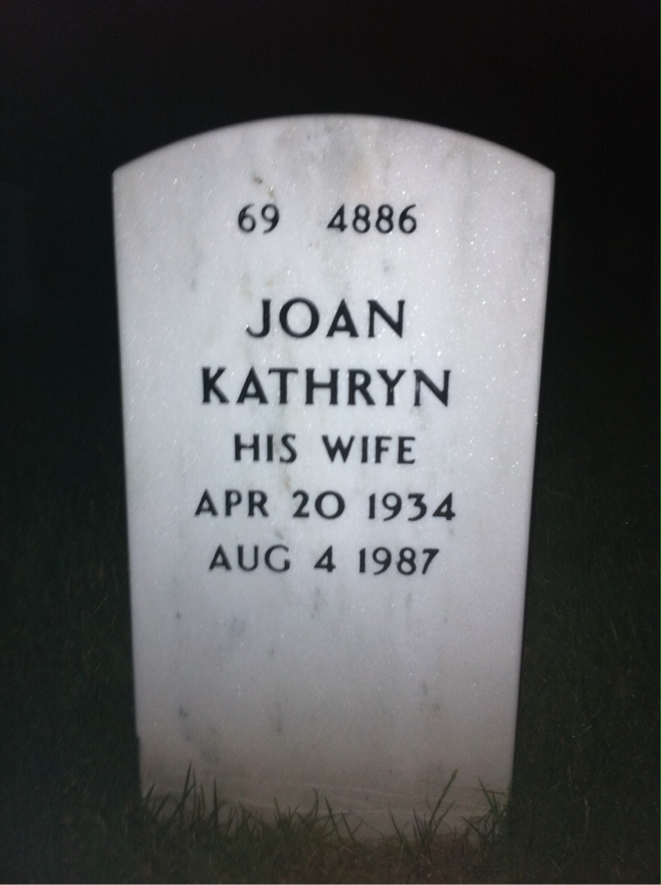 Back of headstone — William Mcdermott
