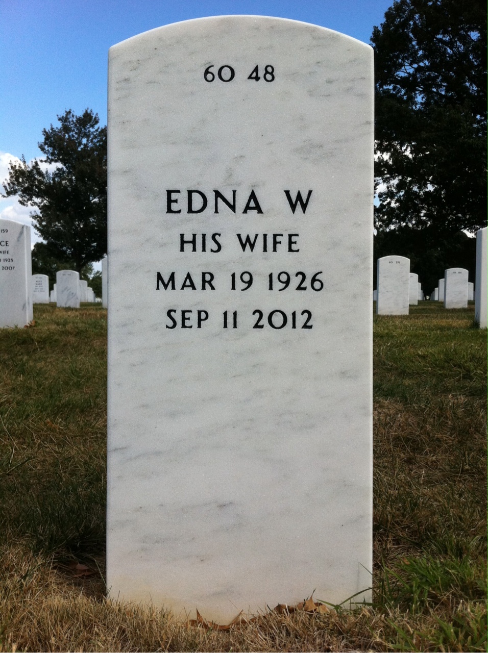 Back of headstone — Ned Rose
