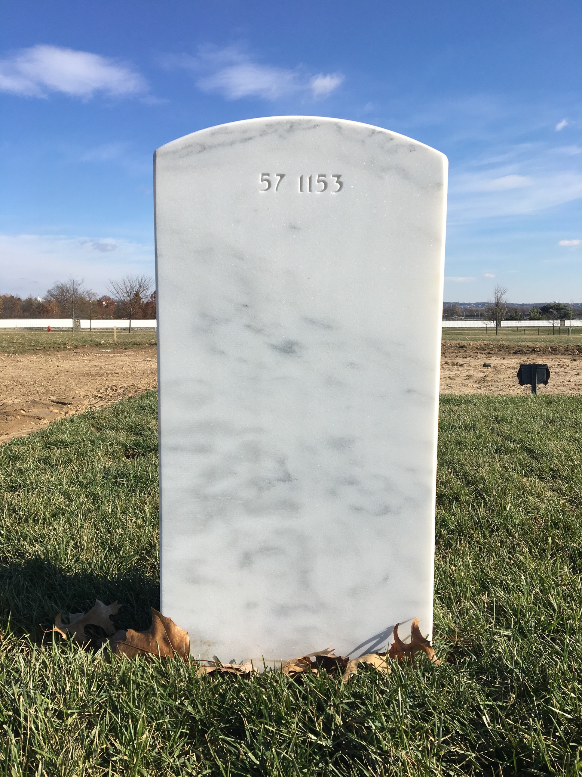 Back of headstone — Thomas Howard Emsley