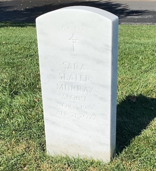 Back of headstone — Gordon Murray
