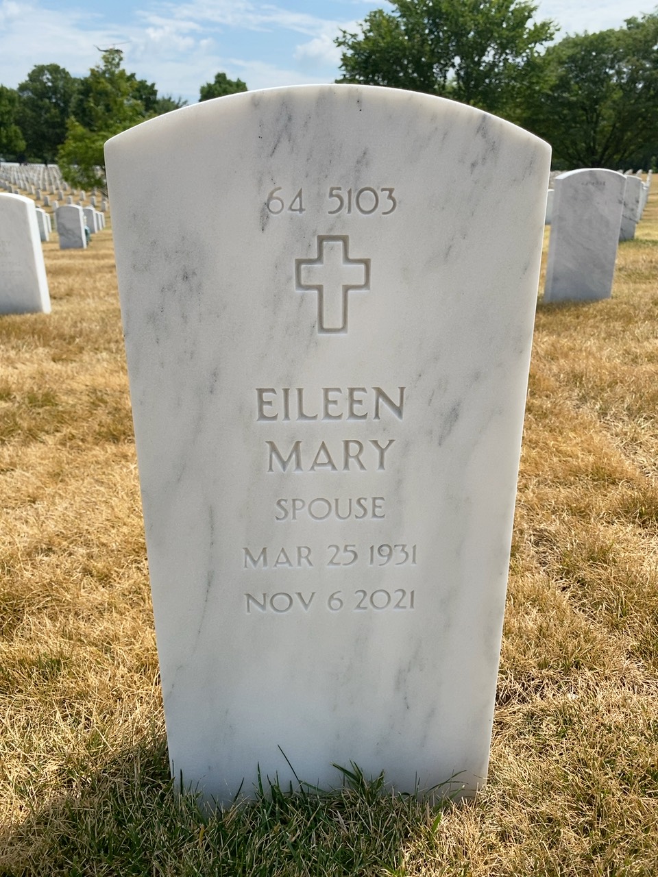 Back of headstone — William Morrogh