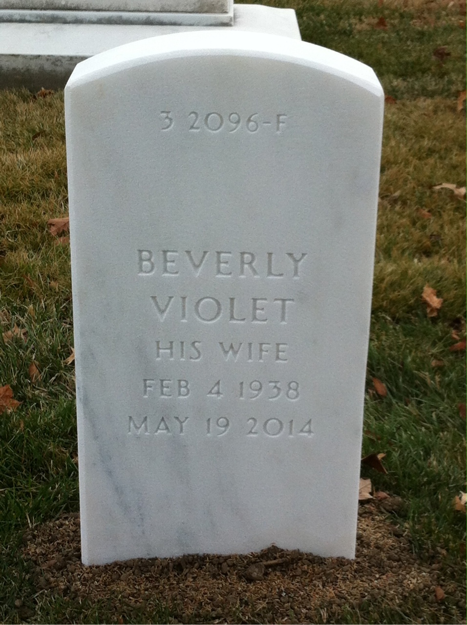 Back of headstone — Joseph Murphy