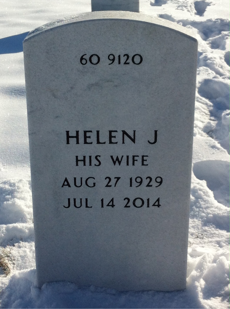 Back of headstone — Richard Schaffer