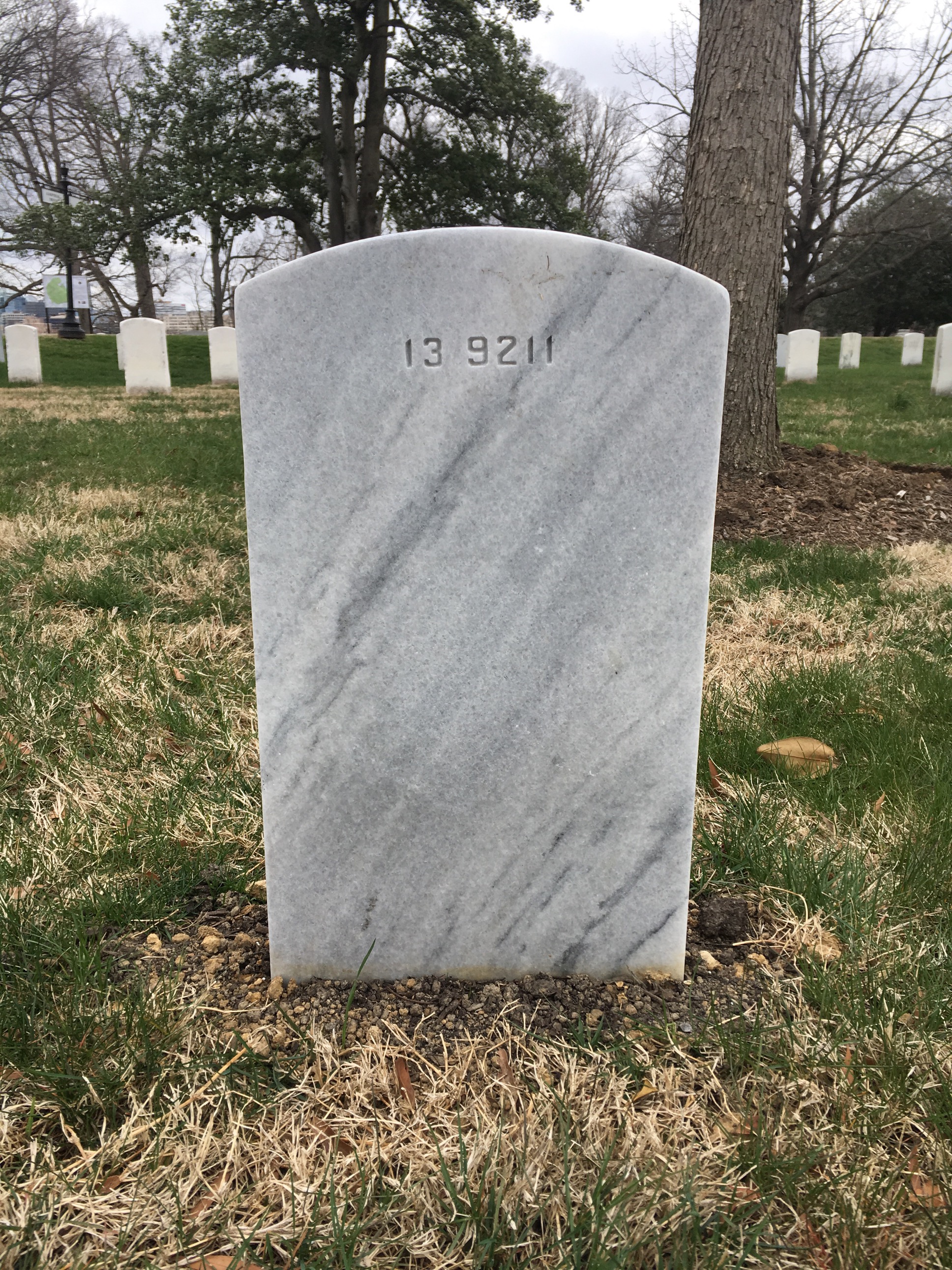 Back of headstone — Timothy Mosher