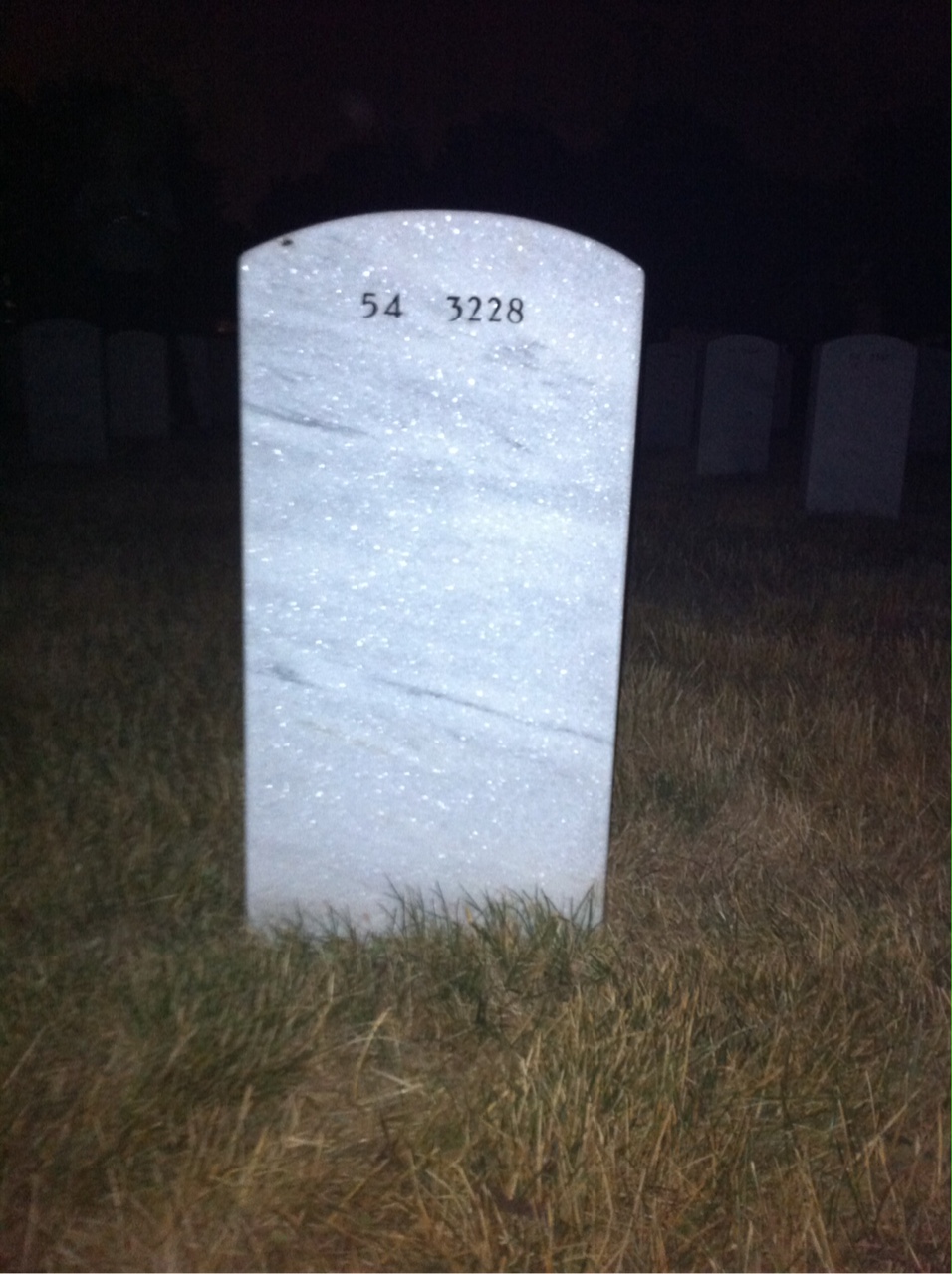 Back of headstone — Lawson Bond
