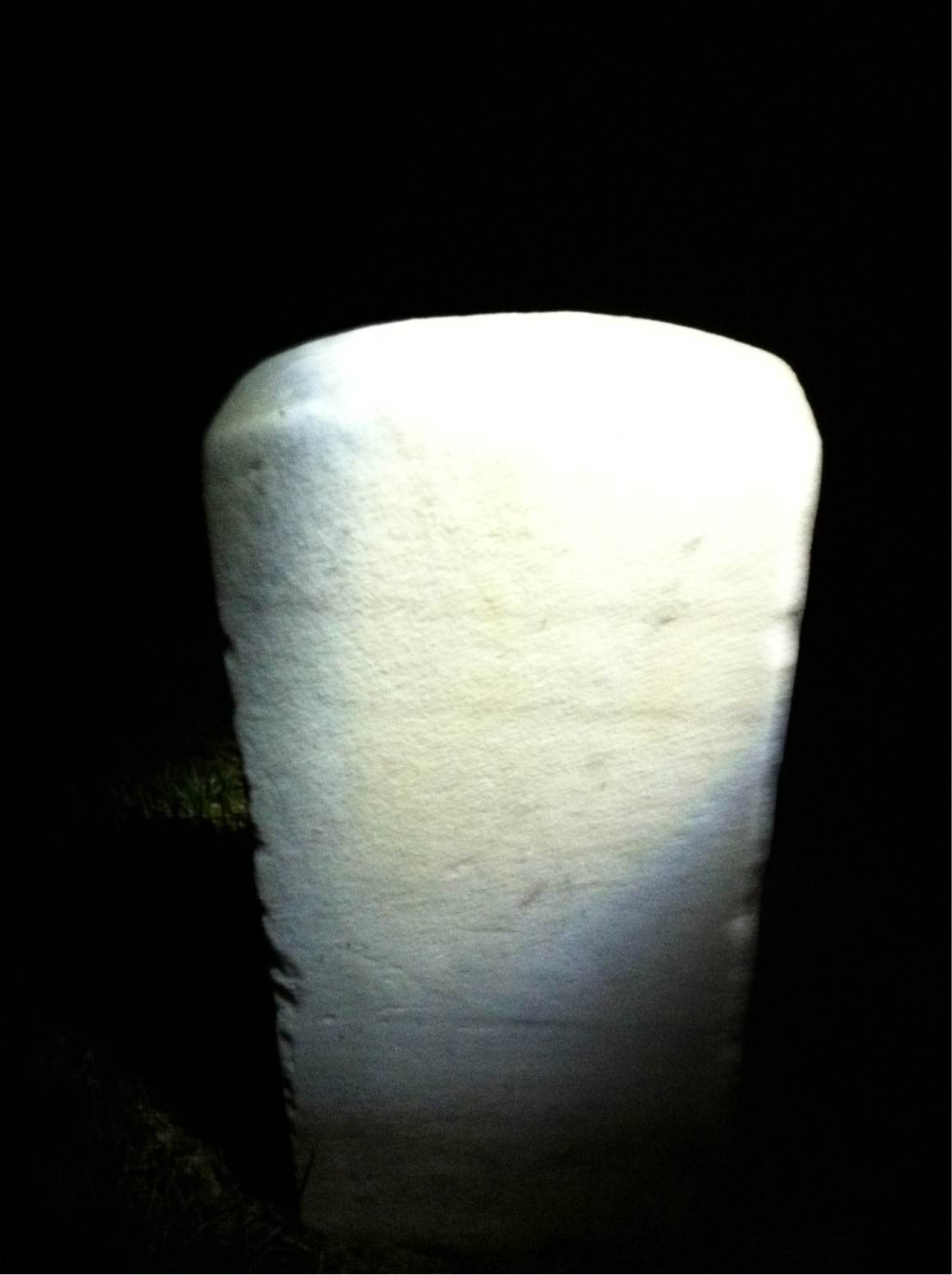Back of headstone — G Blaisdell