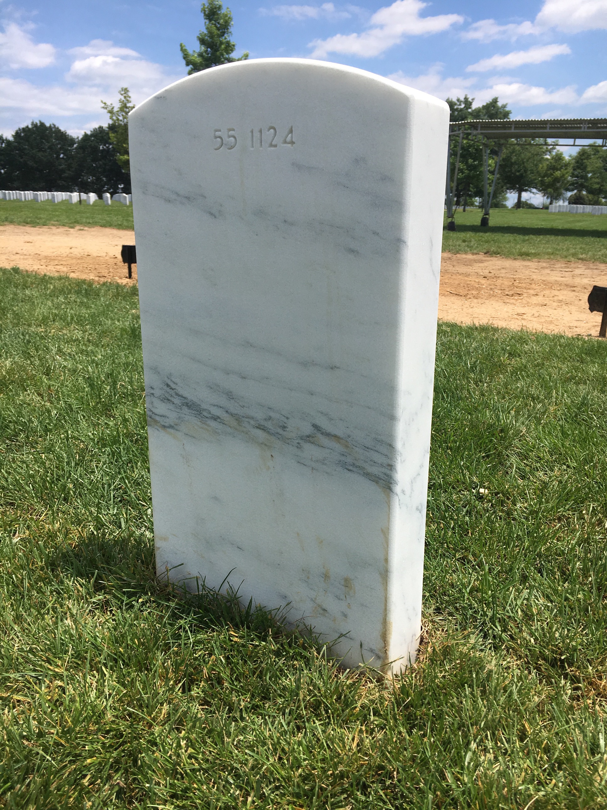 Back of headstone — Scott W Salyers