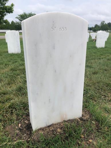 Back of headstone — William Charles Whyte