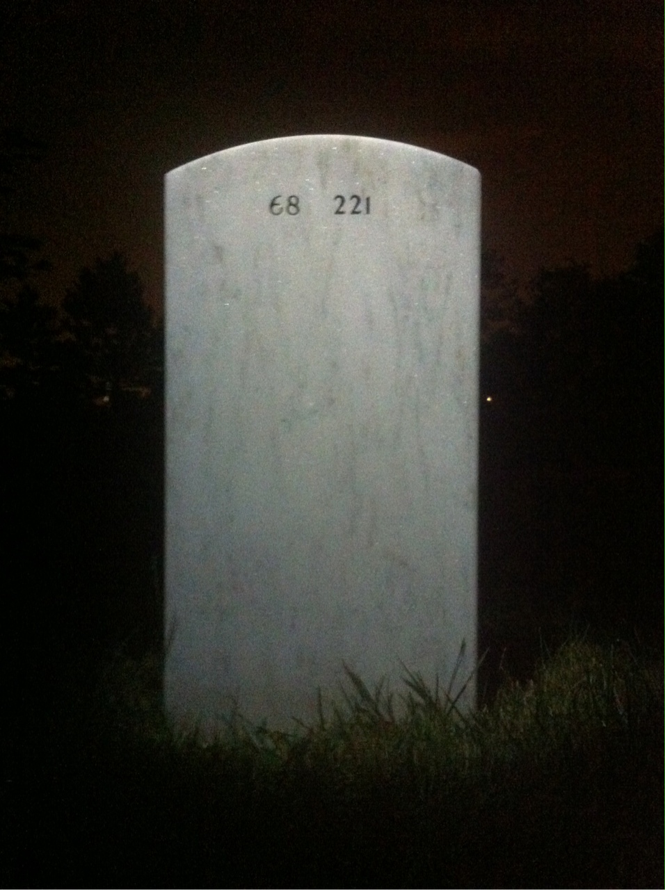 Back of headstone — Romulo Banaag