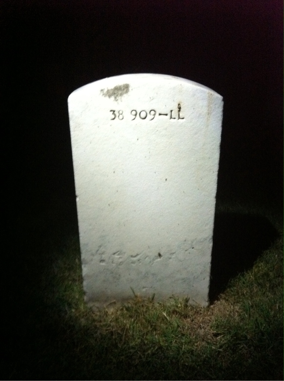 Back of headstone — Ilse Aubrey