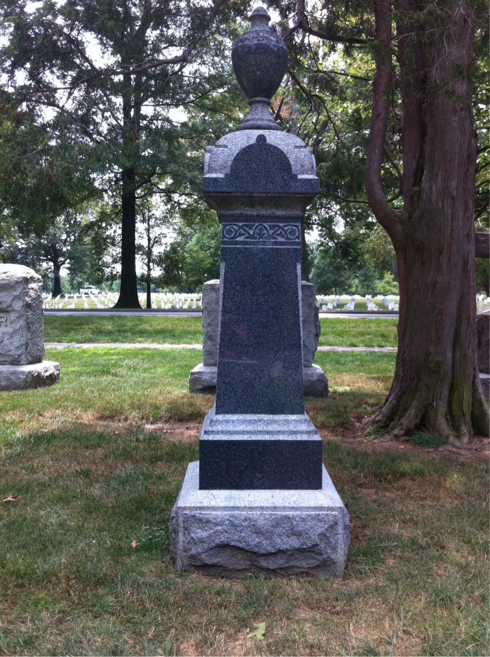 Back of headstone — Mary Mcintosh
