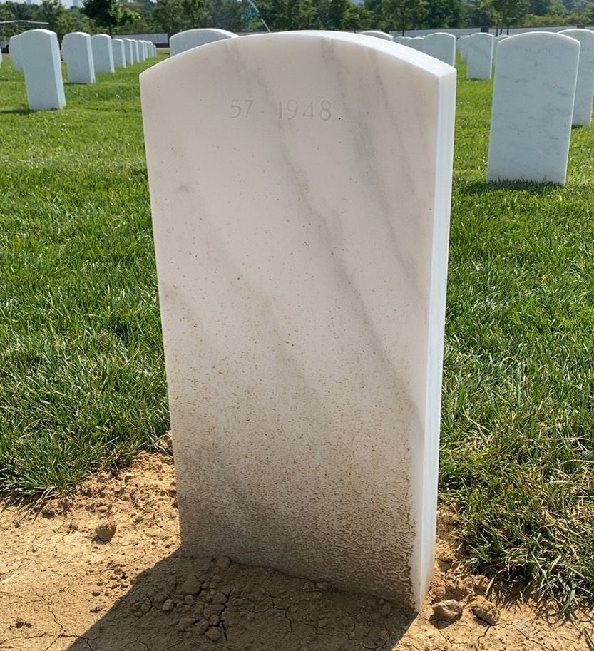 Back of headstone — William Thomas Campbell