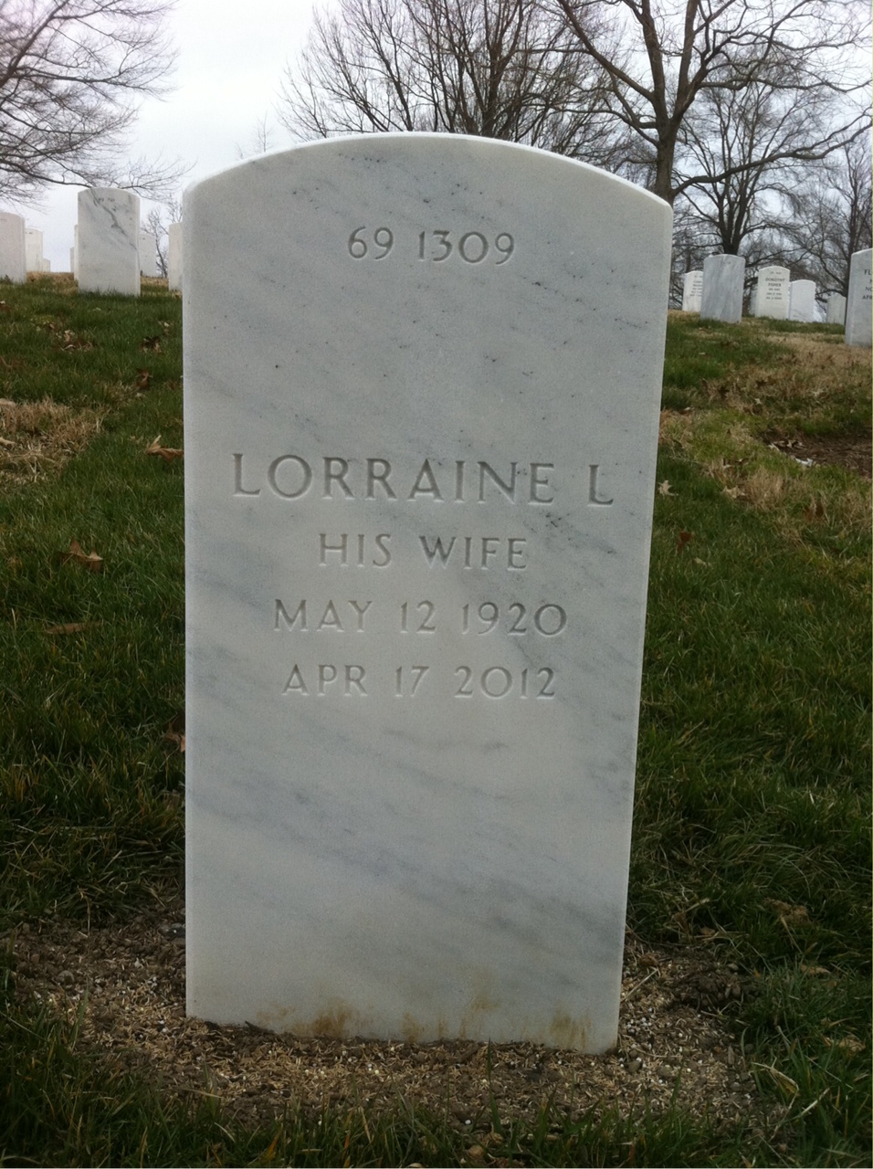 Back of headstone — Travis Stimson