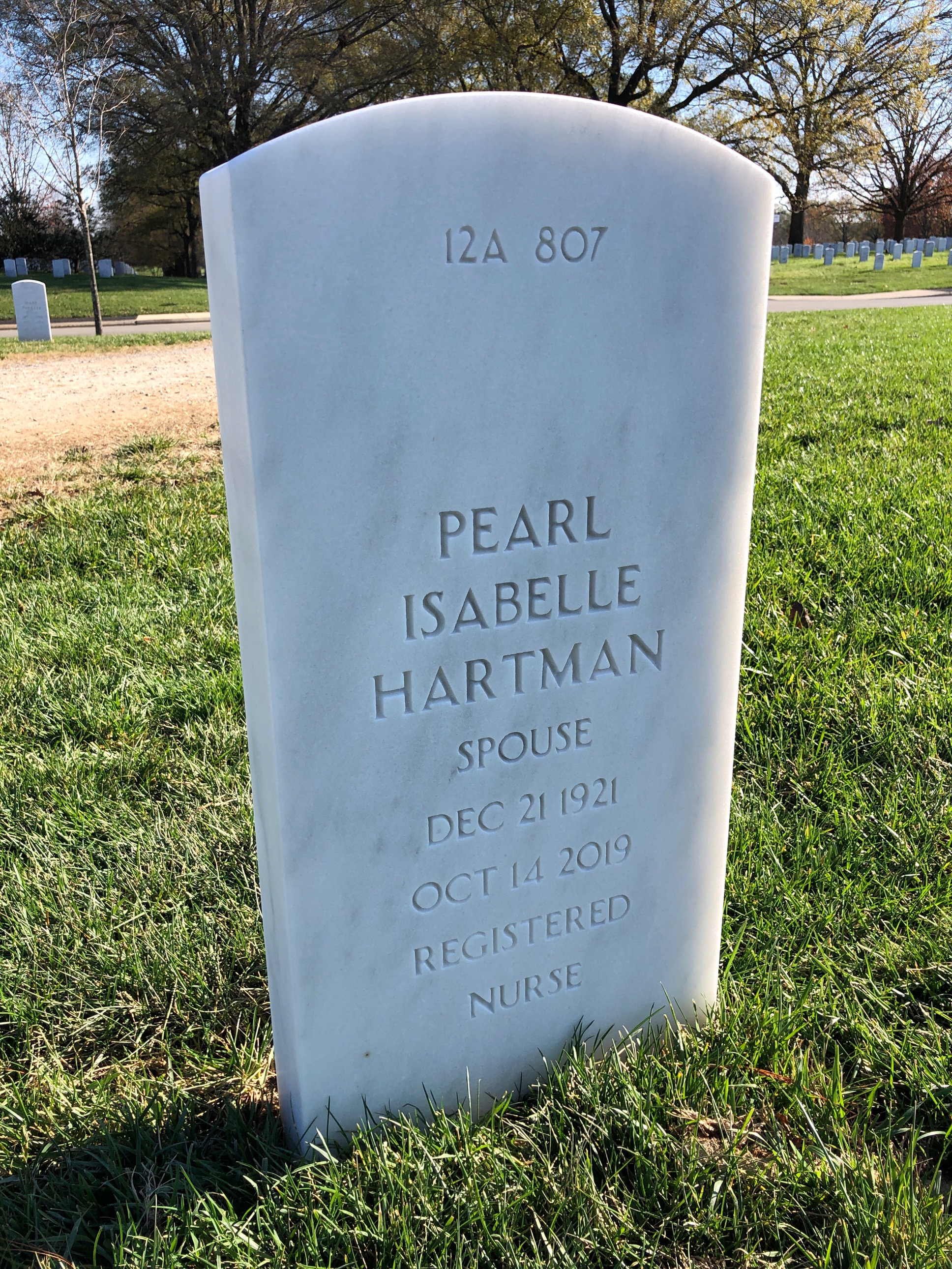 Back of headstone — Daniel Antinozzi