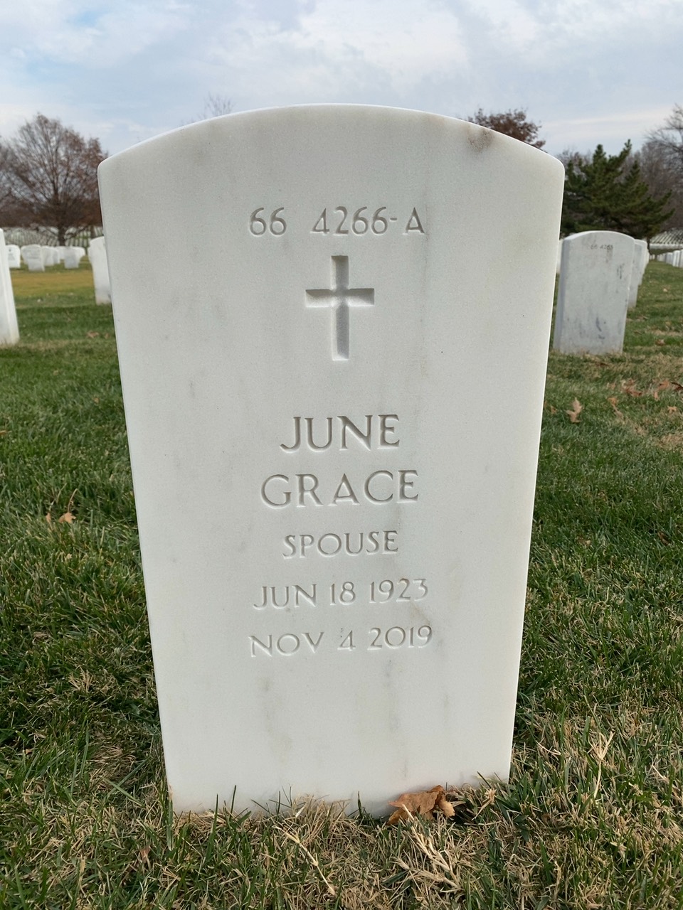 Back of headstone — Charles Knudson