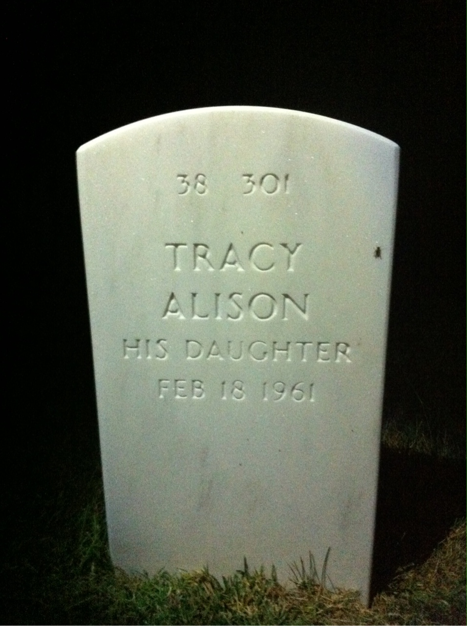 Back of headstone — Michael Mennard