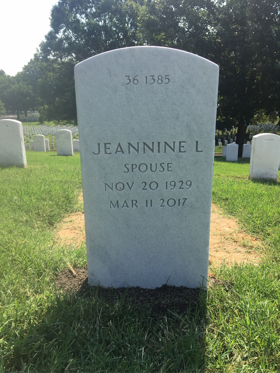 Back of headstone — Alfred Stark