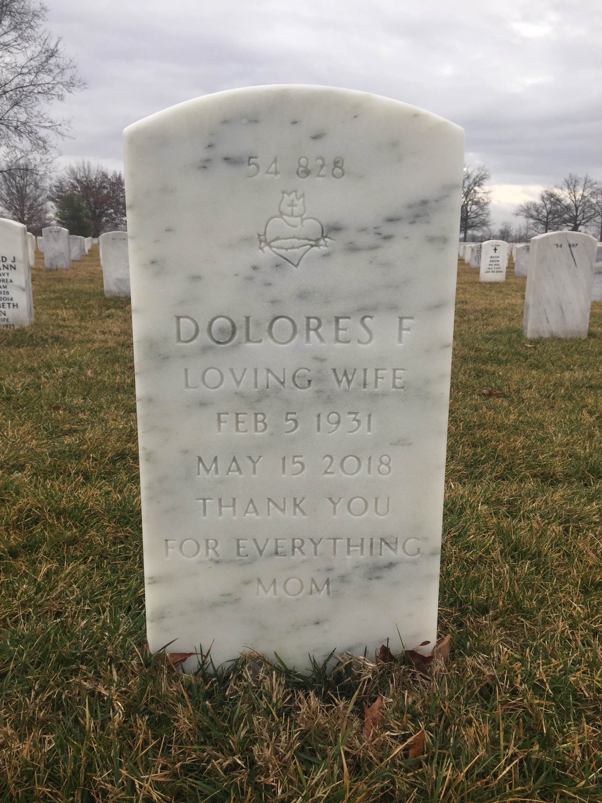 Back of headstone — Joseph Havrilla