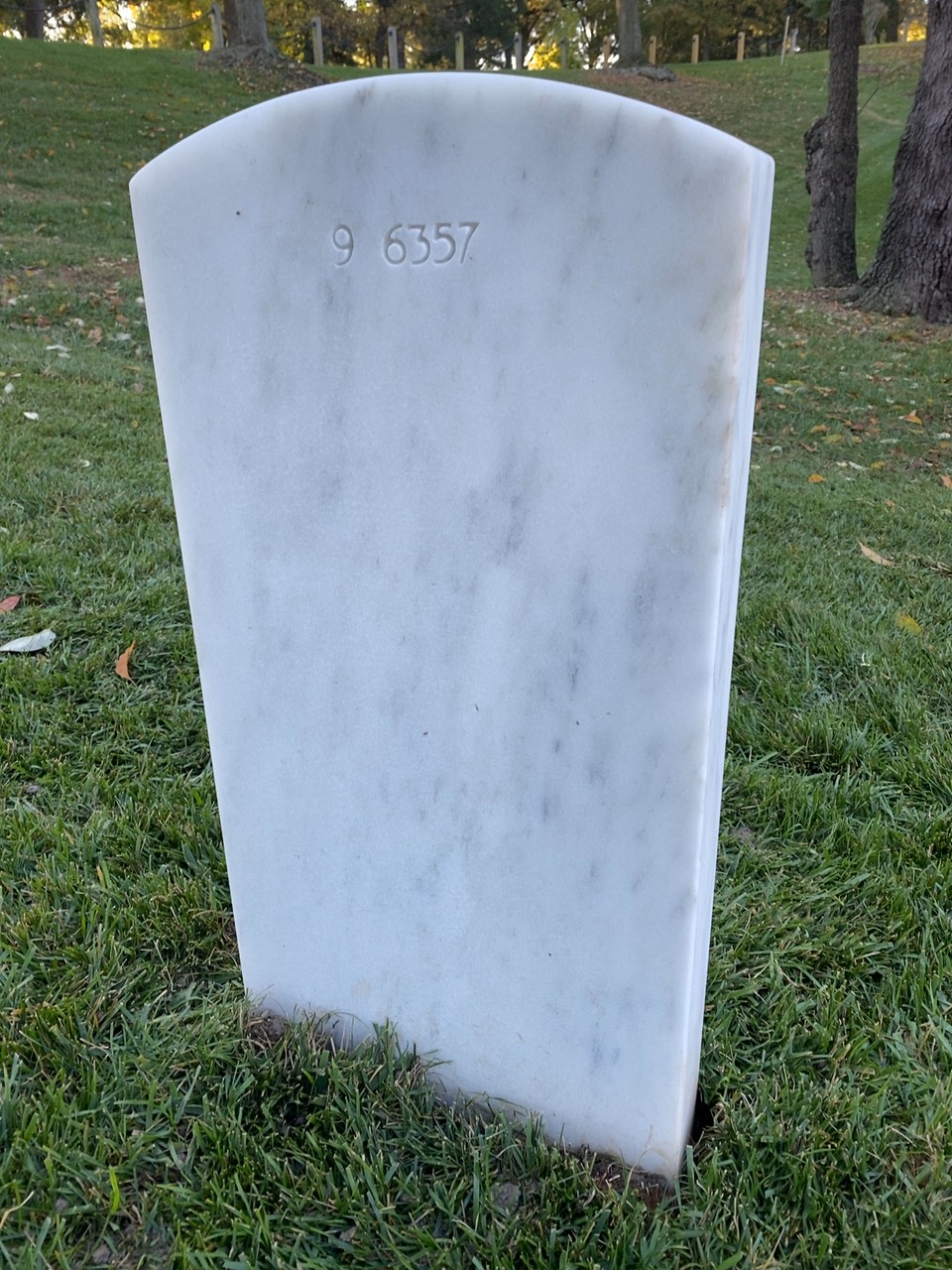 Back of headstone — Richard Abraham