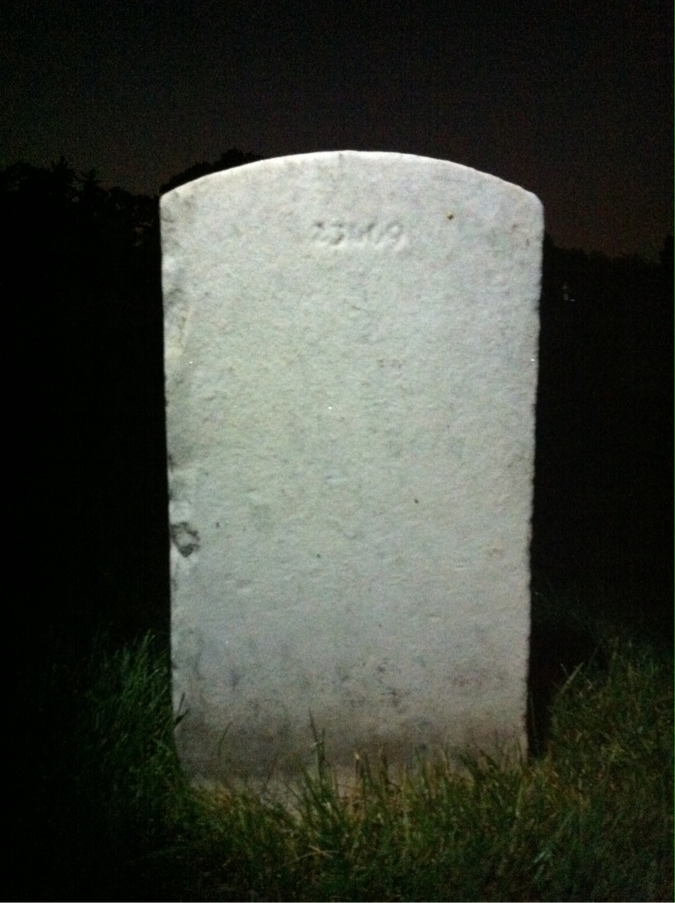 Back of headstone — Jeremiah Murphy