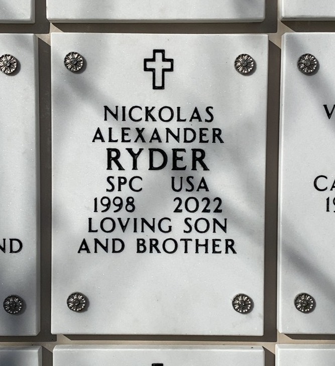 Nickolas Alexander Ryder