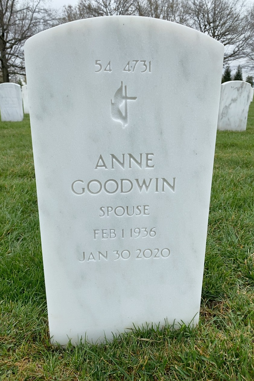Back of headstone — Grant Miller