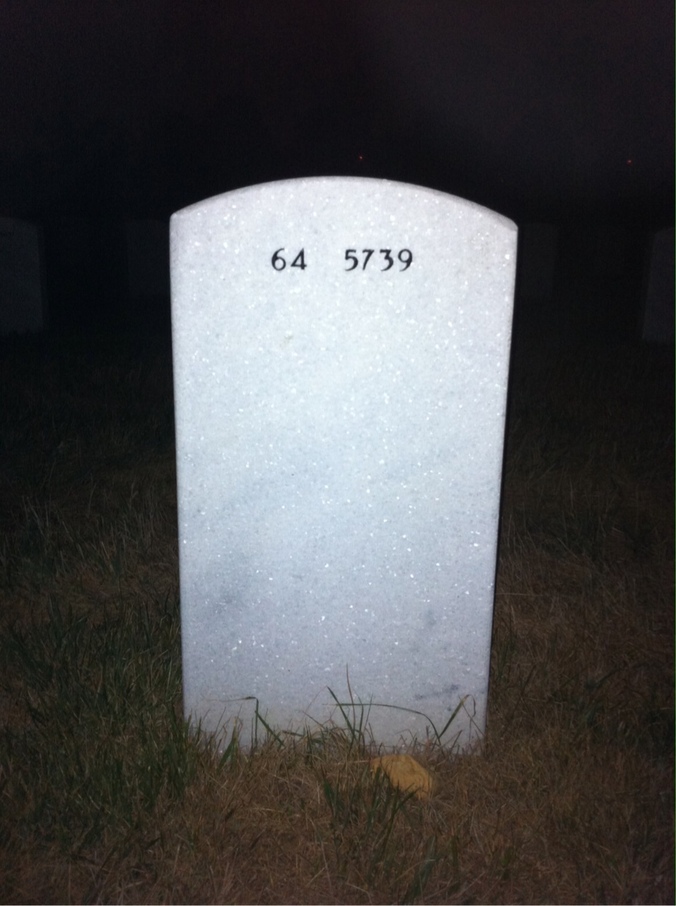 Back of headstone — Werner Jurinka