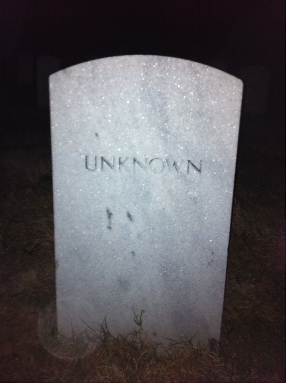 Headstone of Unknown Unknown