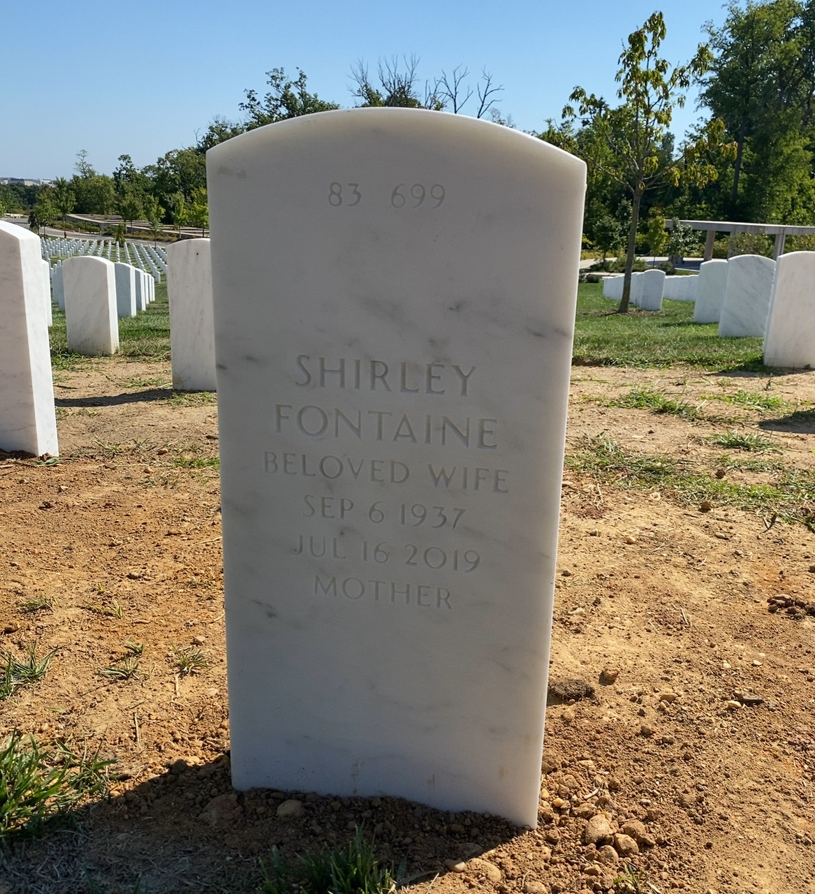 Back of headstone — Thomas Miller