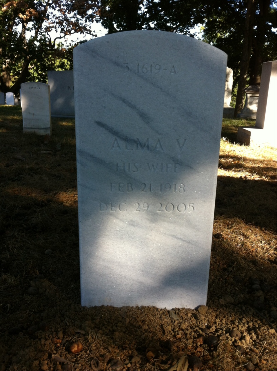 Back of headstone — Robert Jones