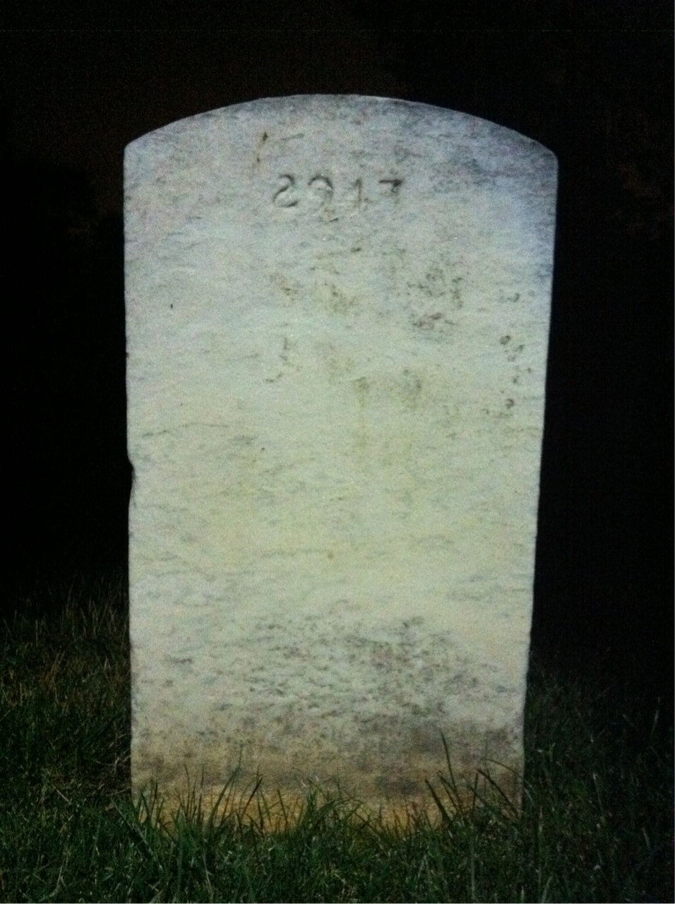 Back of headstone — Natalo Mortelli
