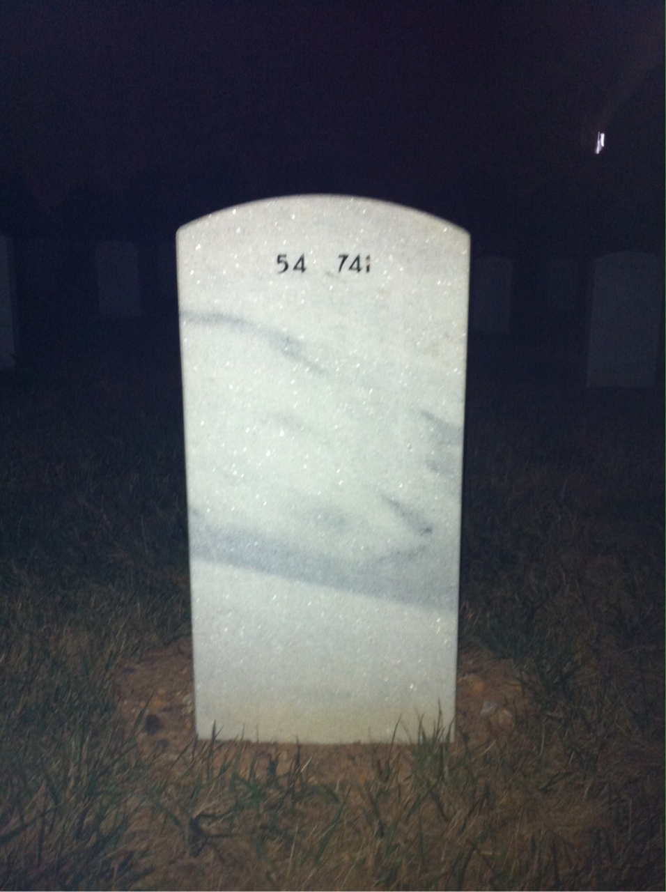 Back of headstone — Leo Ardizzione