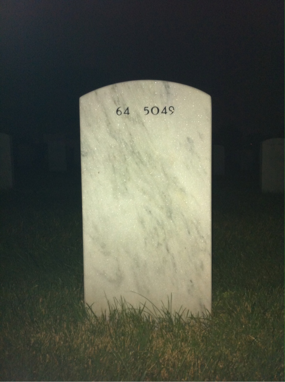 Back of headstone — Sheryl Foster