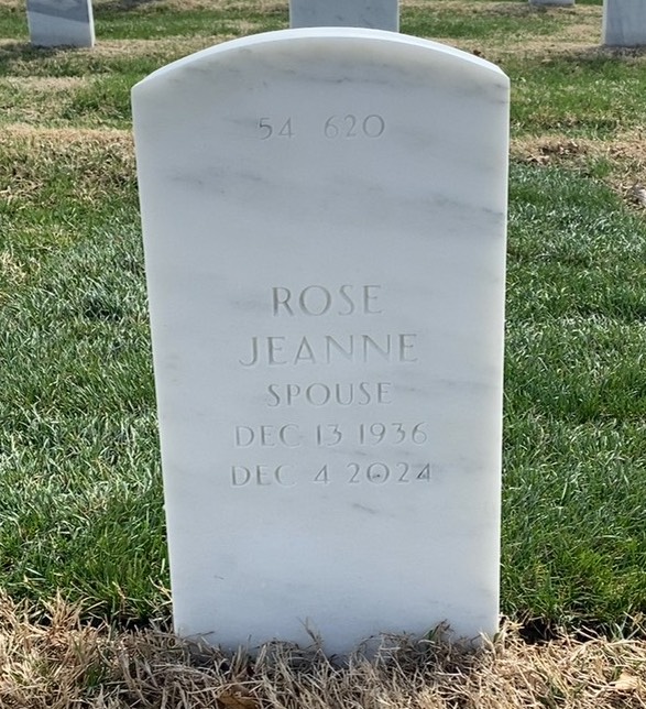 Back of headstone — Martin Caudell
