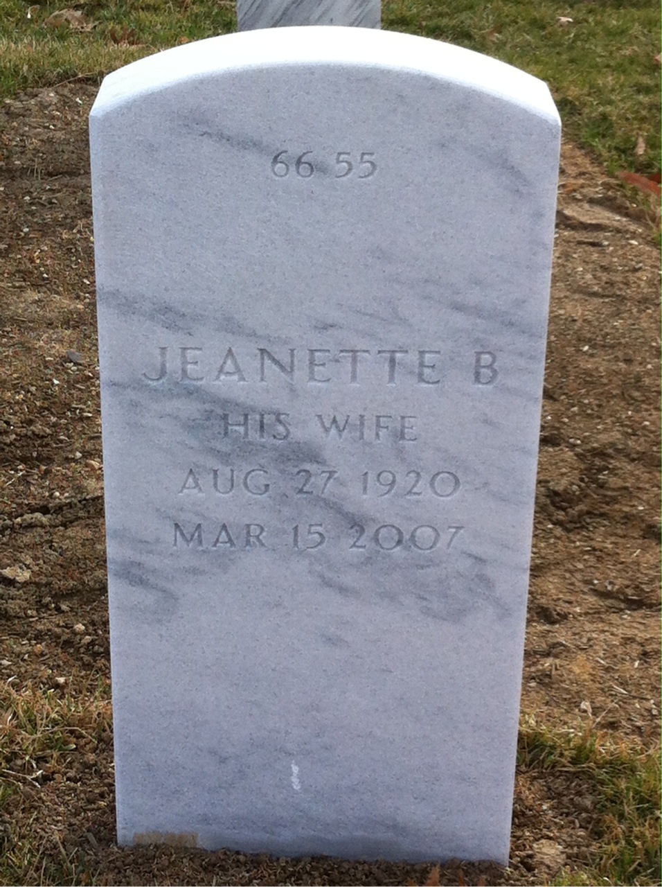 Back of headstone — Edward Munns
