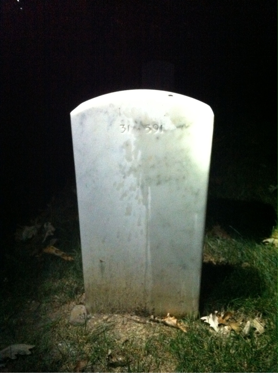 Back of headstone — Cyril Bloom